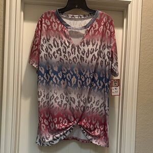 Stylish Leopard Print Women's Top